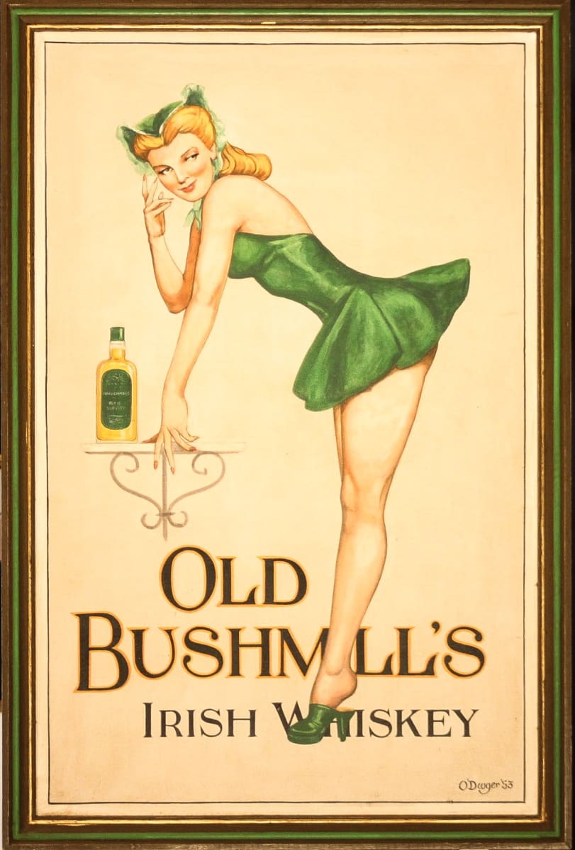 Old Bushmill's Irish Whiskey by 20th Century European 