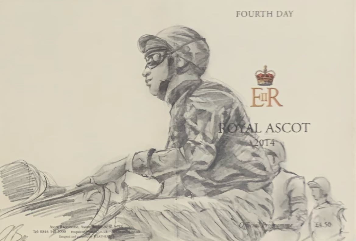 Fourth Day, Royal Ascot Program by Alan Brassington 