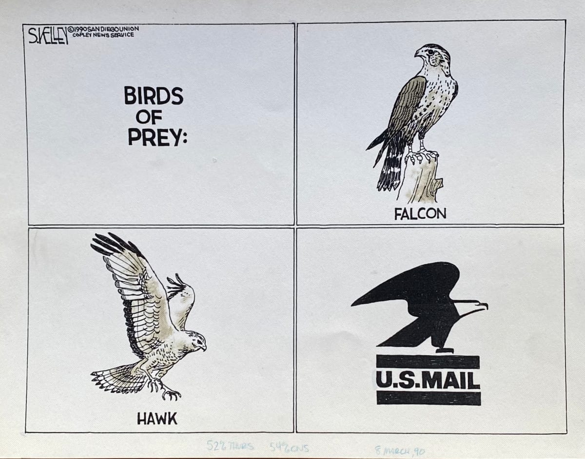 US Mail Birds of Prey by Steve Kelley  Image: Final for Press
