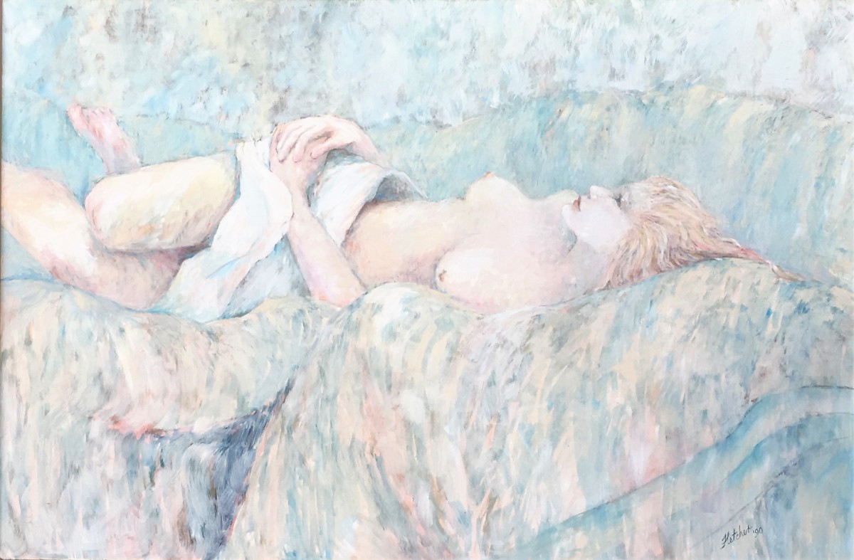 "Bedspread Nude" by Jane Fletcher by Jane Fletcher 