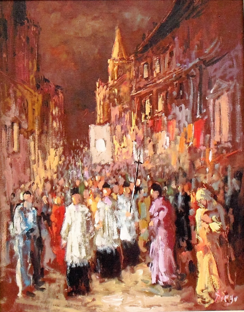 "Procession" #C45 by Antonio Diego Voci 