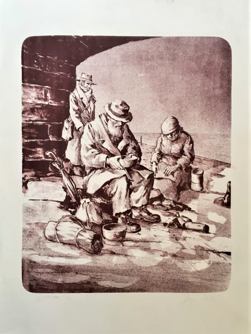 "Les Clochards" (57 of 120 ) by Antonio Diego Voci, Image 1.