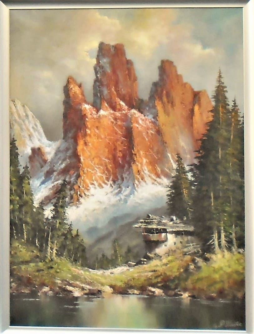 "Reddish Mountains" by Paul Franke by P Franke 
