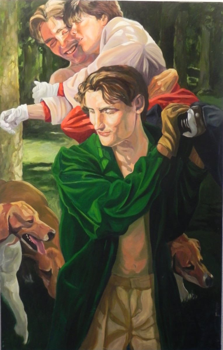 "Men Carrying Youth" by Martin Luera, Mary-Ann Luera  Image: "Men Carrying Youth" by Martin Luera