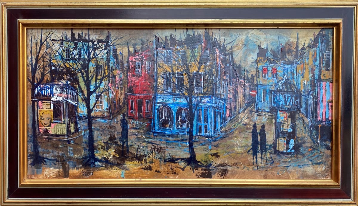 "Vorort Von Paris" (Suburb of Paris) by Erika Grandt  Image: "Vorort Von Paris" (Suburb of Paris) 