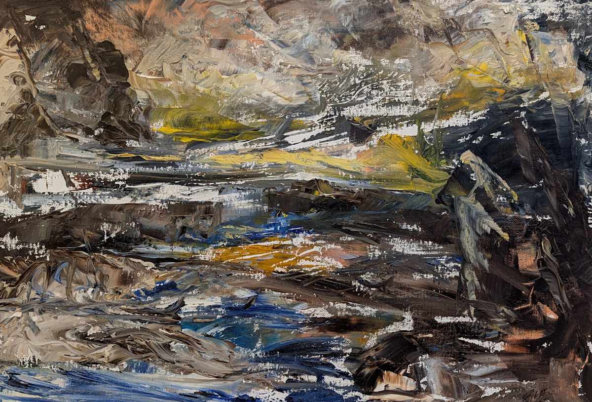 Vanishing Harbour by Eamon McAteer  Image: unframed 