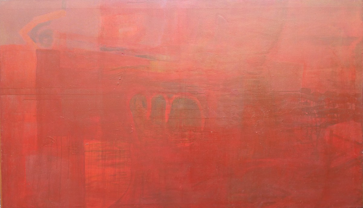 Red Mist by Eamon McAteer  Image: wood edging 