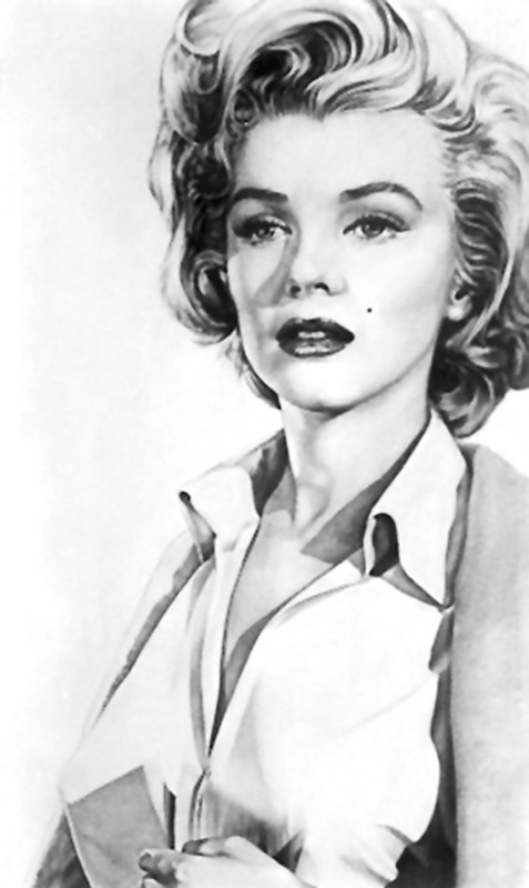 Scene 23, Take 1 by Robert Scott Chiarella  Image: A study in poise and pressure. Drawn from Niagara, this charcoal portrait captures Monroe in a rare still moment—somewhere between role and reality. It’s not just a likeness, but a breath held between takes. As with many of her scenes, the story was never just on screen.