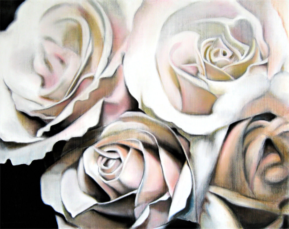 White Roses I by Robert Scott Chiarella 