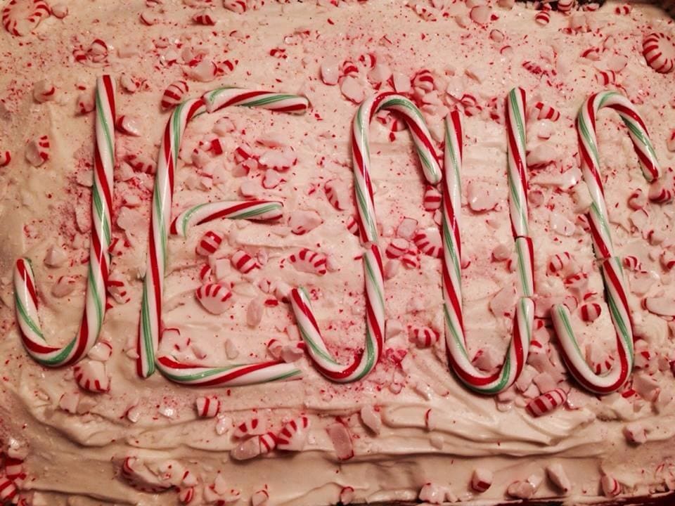 Baby Jesus Birthday Cake by Diana Atwood McCutcheon 