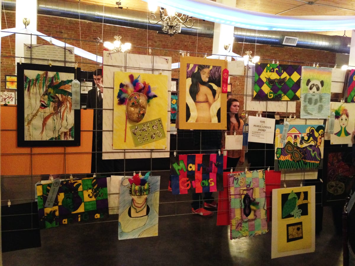 Mardis Gras Exhibit - Fundraiser for HOTAN by Diana Atwood McCutcheon  Image: Fundraiser for Heart of Texas Autism Network