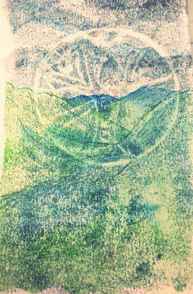 Blue and Green Celtic by Diana Atwood McCutcheon 