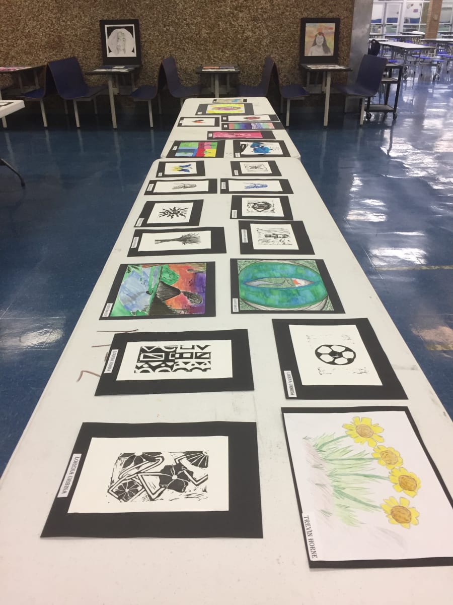 Connally High School Art Show by Diana Atwood McCutcheon 