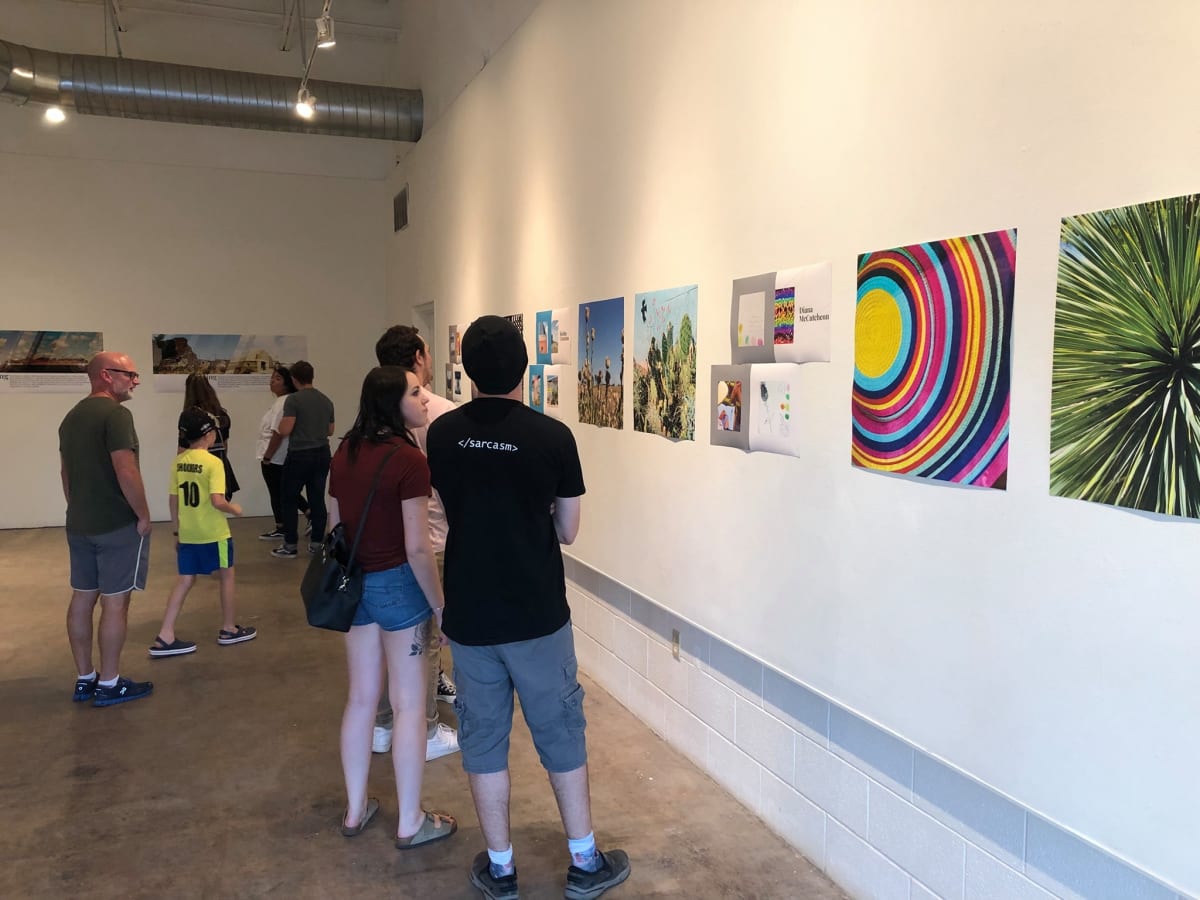 TTU Satellite Gallery Exhibit - MAE by Diana Atwood McCutcheon  Image: Sense of Place - Based on time spend in Marfa, Texas