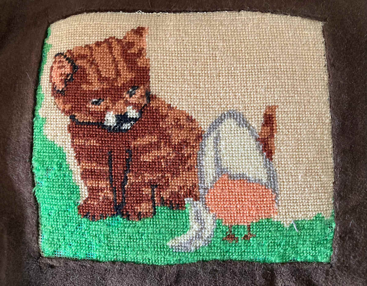 First Needlepoint by Diana Atwood McCutcheon 