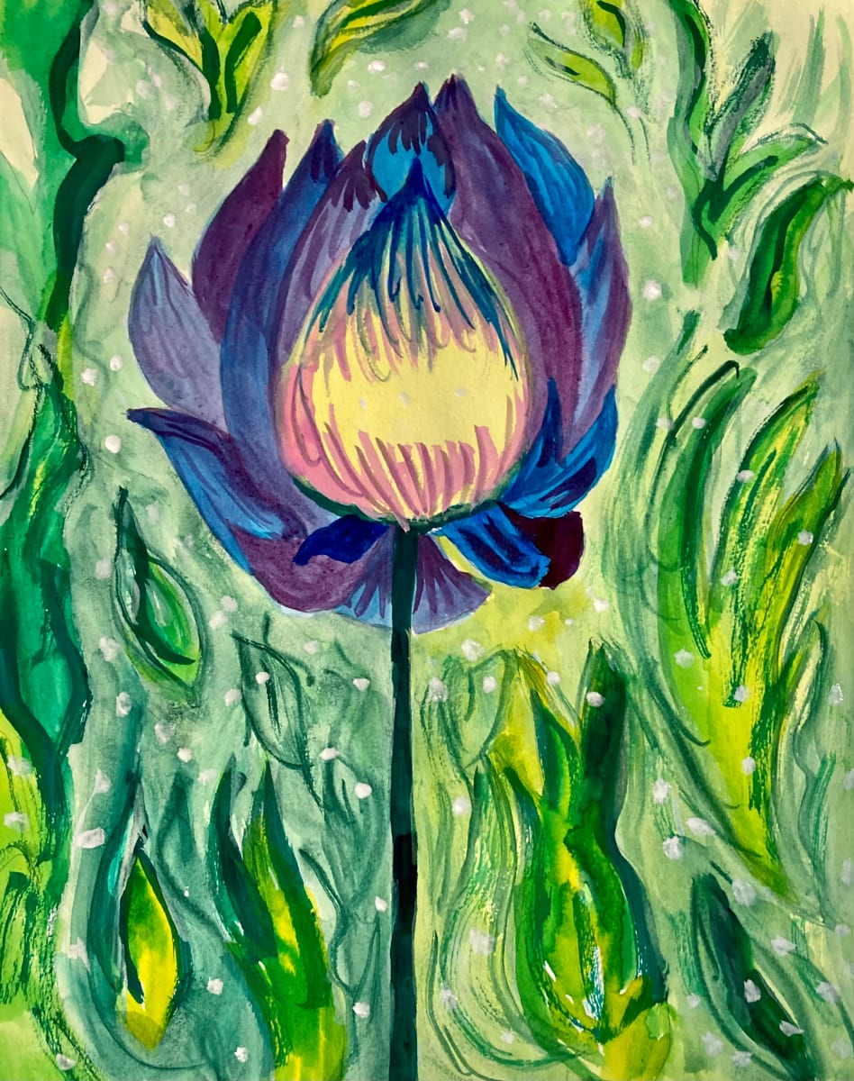 Illuminated Lotus by Diana Atwood McCutcheon 
