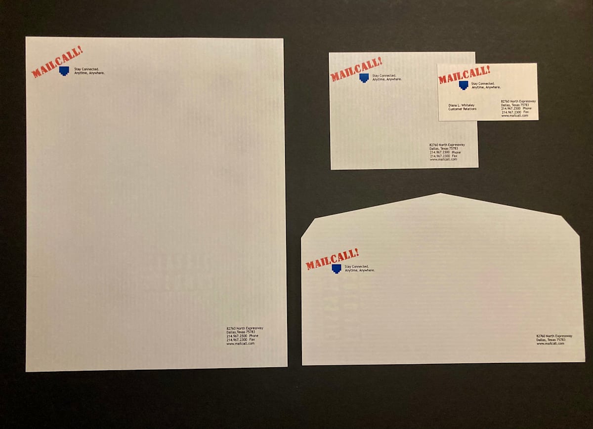Mailcall Stationary Design by Diana Atwood McCutcheon 