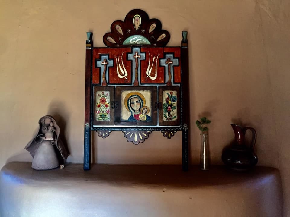 Christ in the Desert Community Room by Diana Atwood McCutcheon 