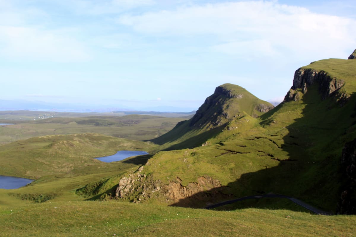 Quiraing and Bay of Staffin by Diana Atwood McCutcheon 