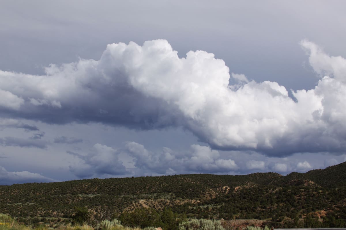 Clouds over Abiquiu by Diana Atwood McCutcheon 