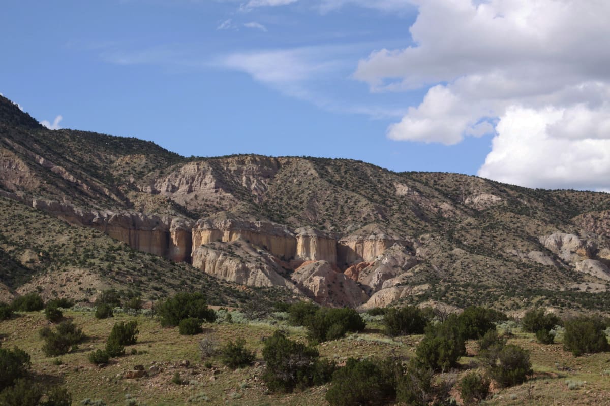 Abiquiu Cliffs by Diana Atwood McCutcheon 