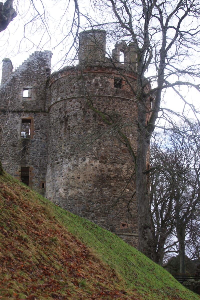 Huntley Castle Ruins by Diana Atwood McCutcheon 