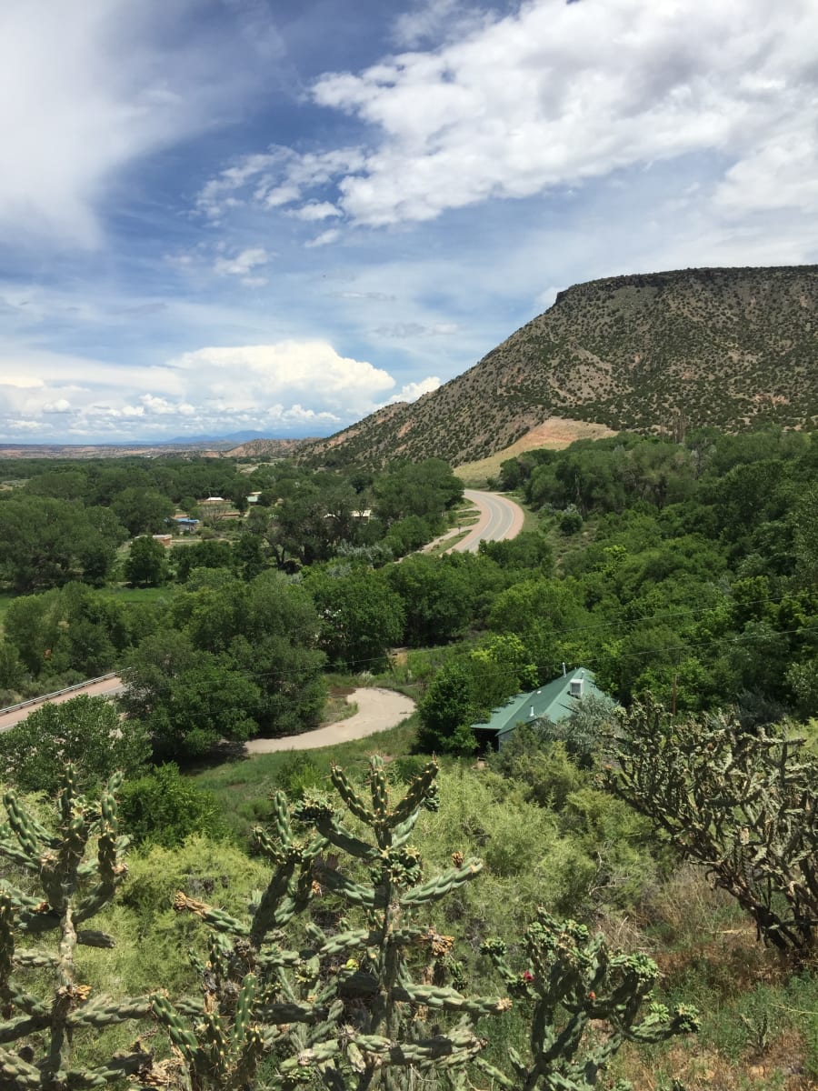 View from Georgia O'Keeffe's Bedroom by Diana Atwood McCutcheon  Image: Abiquiu, NM