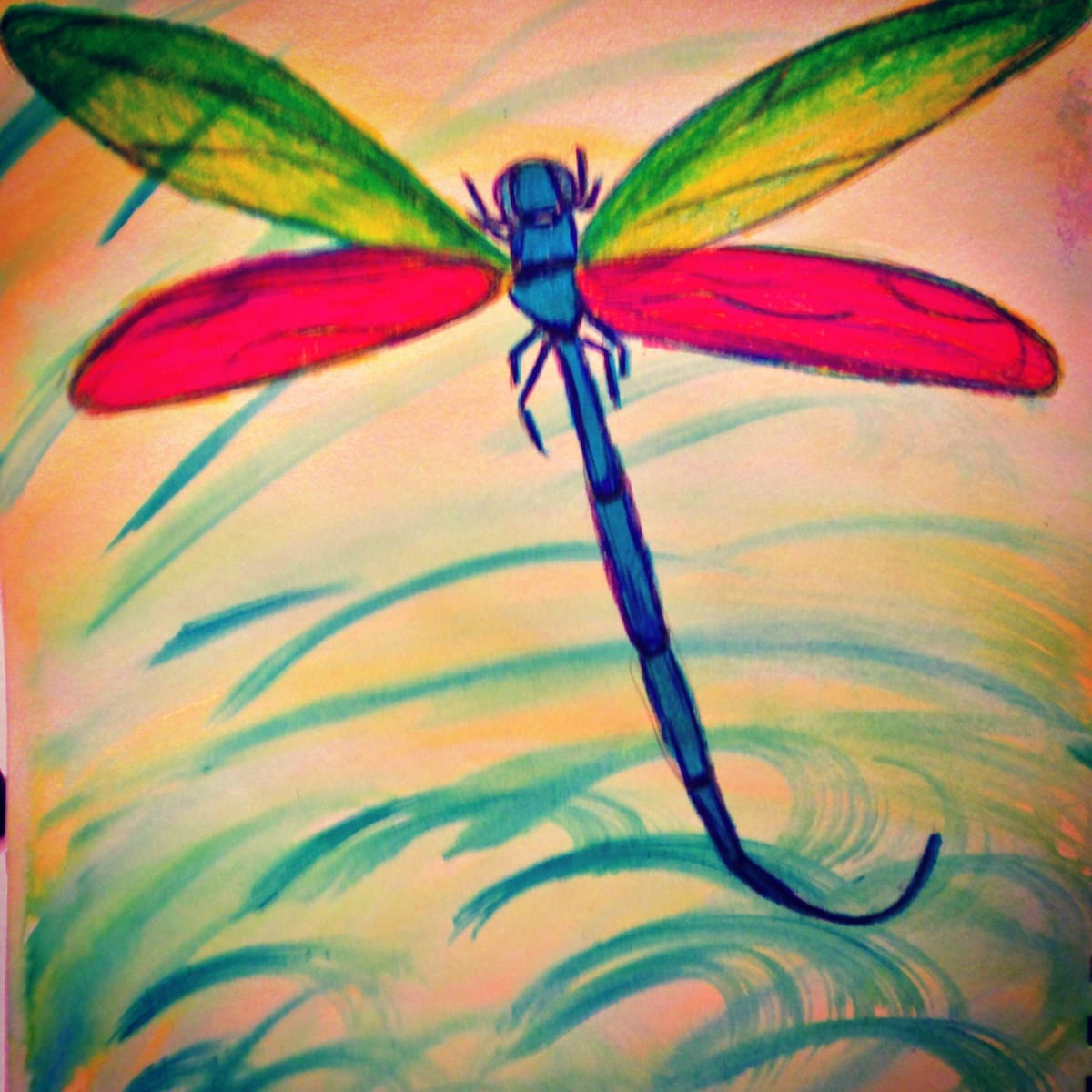 Dragonfly Animal Spirit by Diana Atwood McCutcheon 