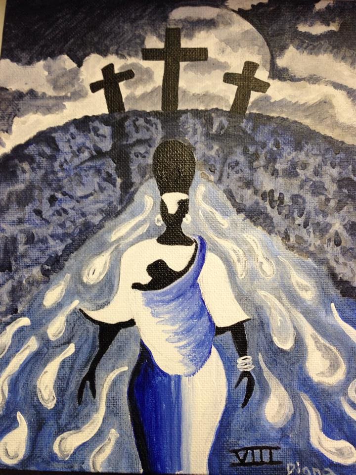 Path of Tears (Station VIII of the Cross) by Diana Atwood McCutcheon 