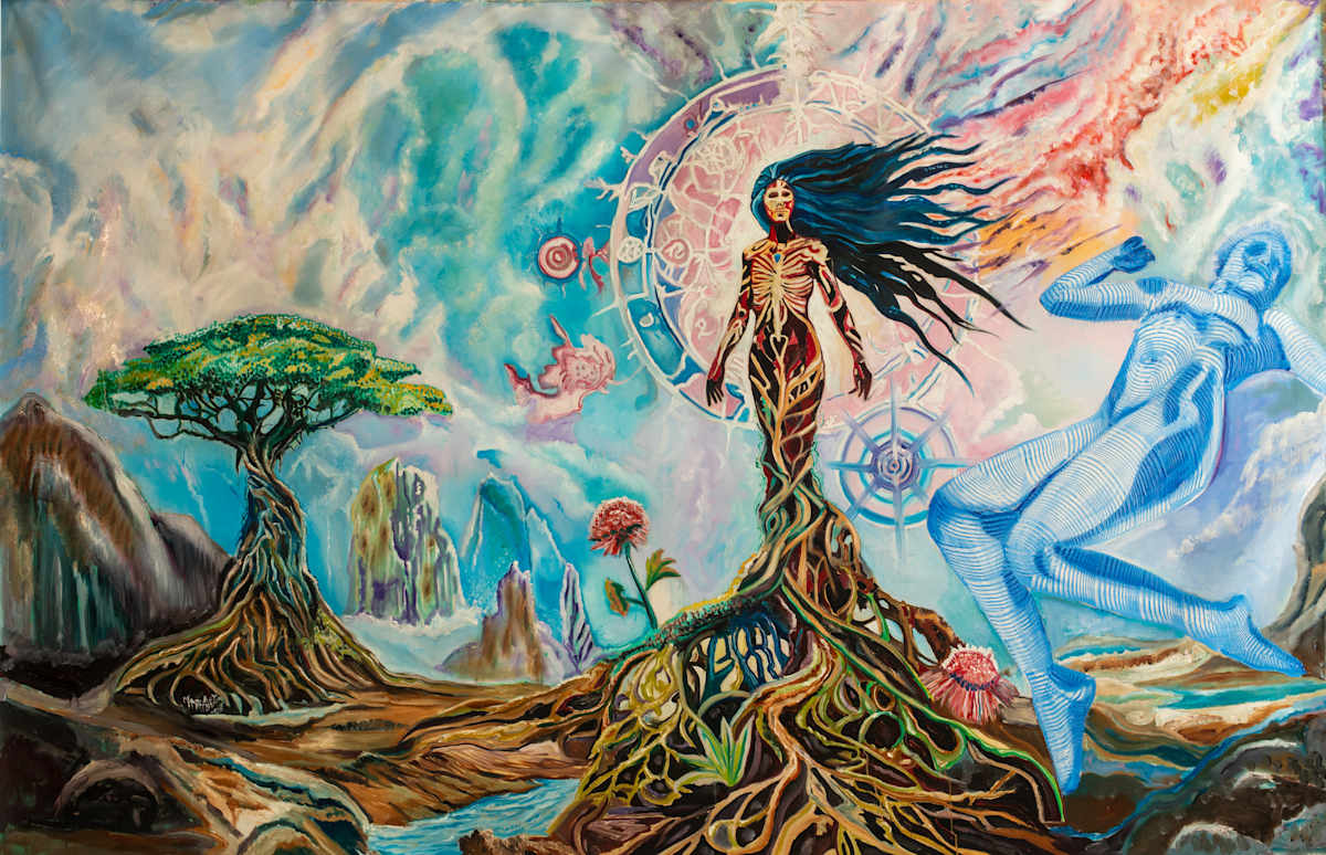 Borikén: Las Raices De Retorno Semilla inmortal by Oscar Luis Martinez, Image 1.