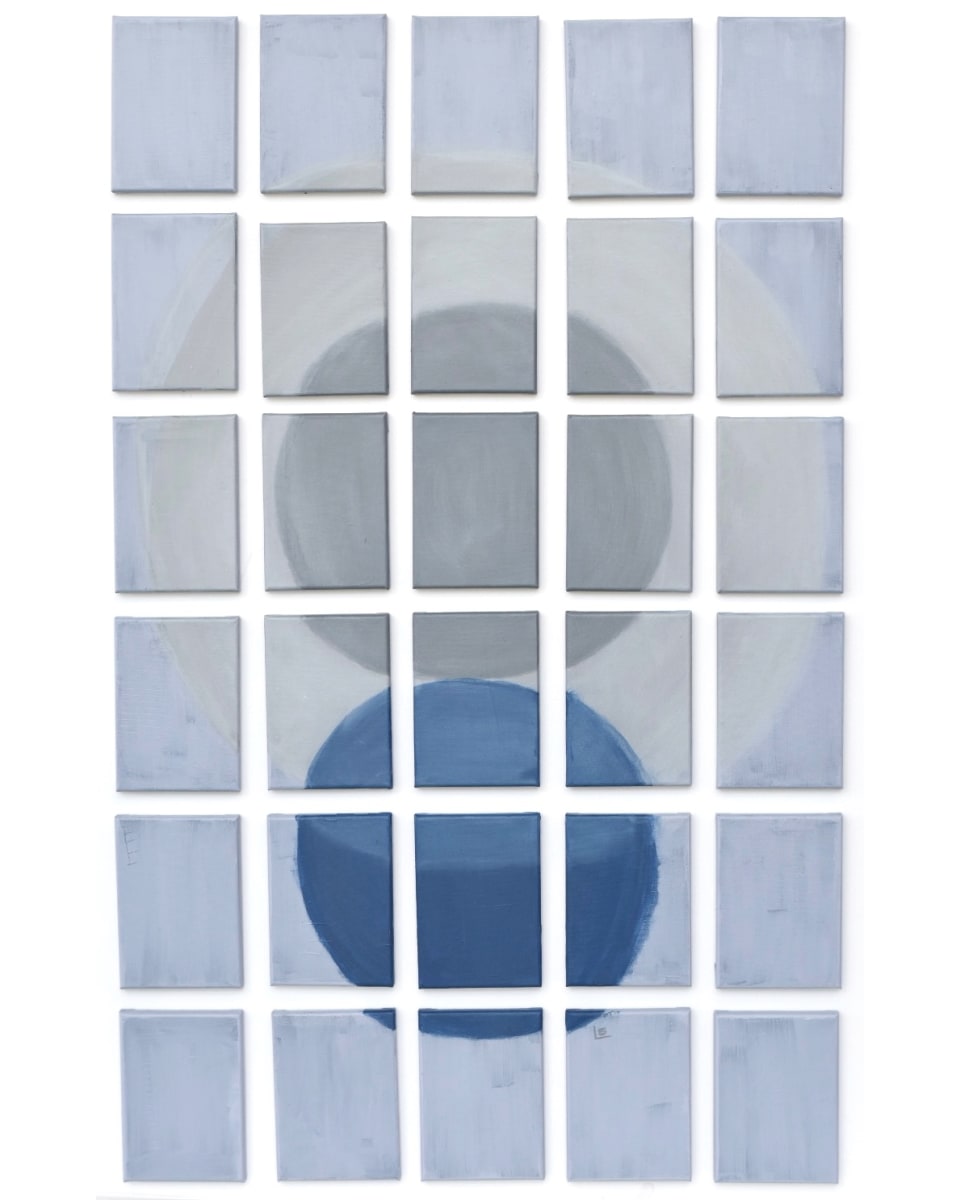 Taxonomy (After Rothko)  Image: Thirty 7x5 canvases make up this ode to Rothko