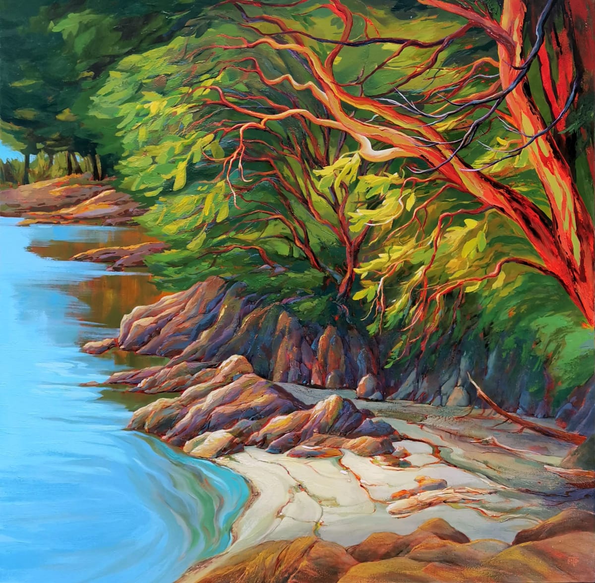 Arbutus Cove by Tatjana Mirkov-Popovicki 