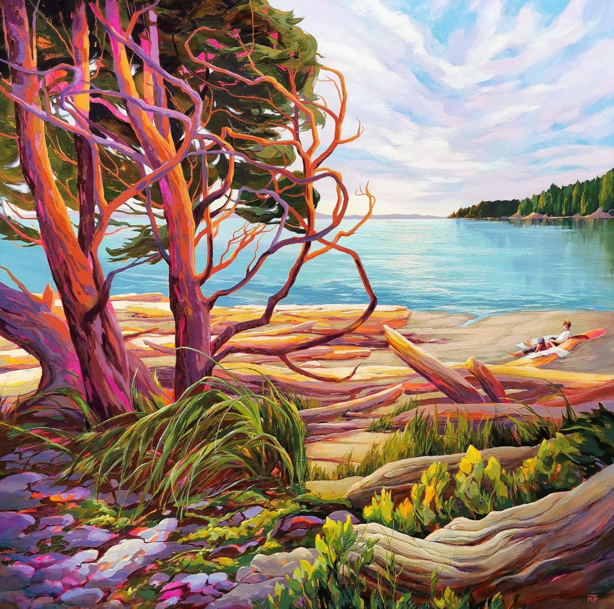 French Beach by Tatjana Mirkov-Popovicki, Image 1.