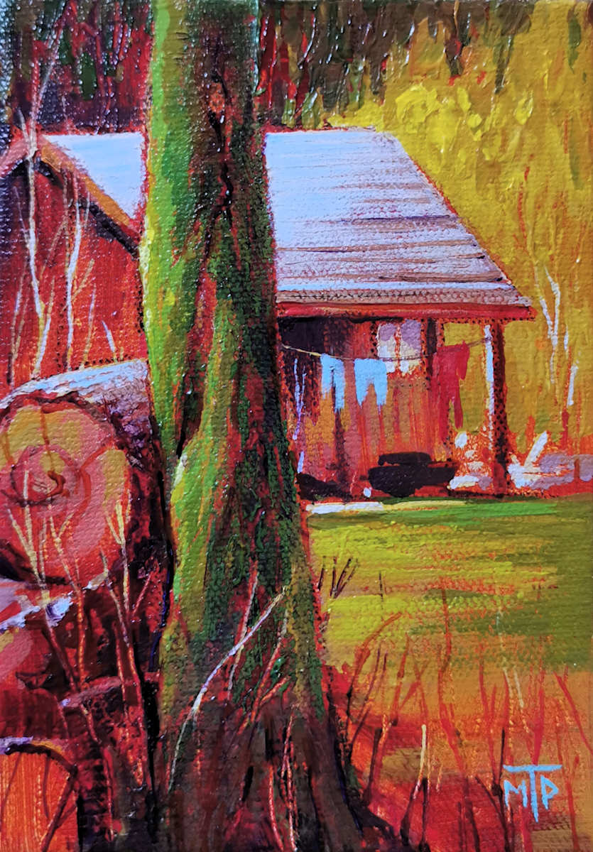 Old Cabin by Tatjana Mirkov-Popovicki 