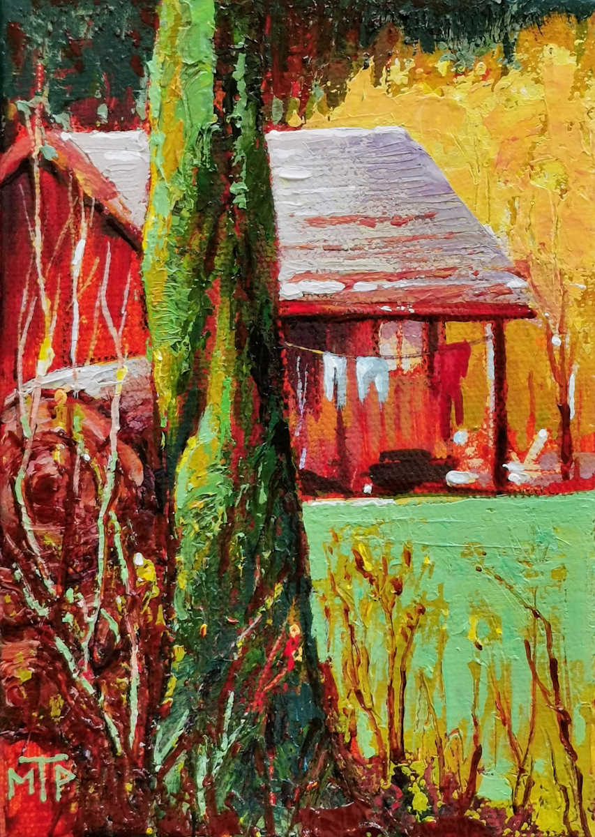 Old Cabin by Tatjana Mirkov-Popovicki 