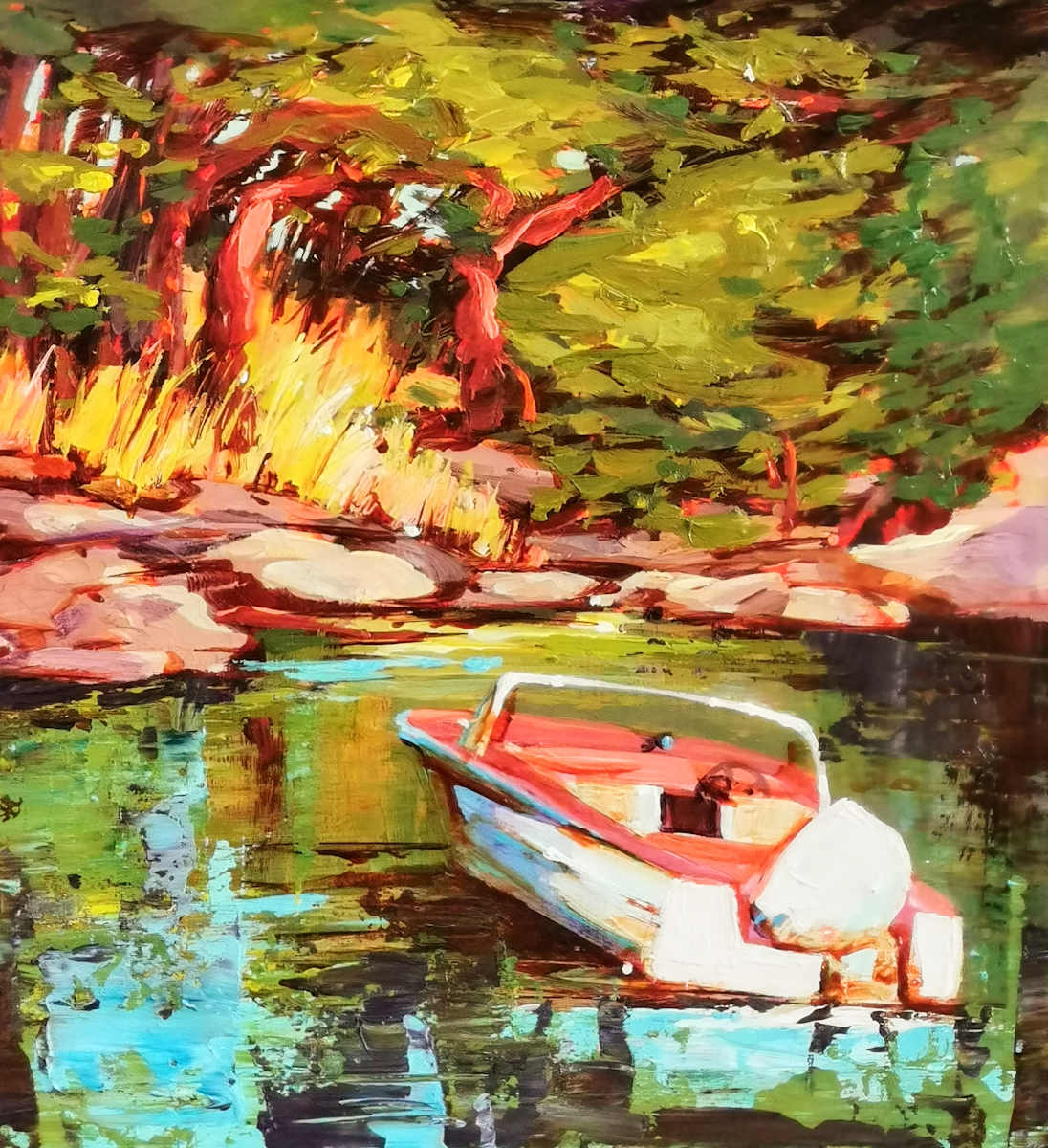 Secluded Cove by Tatjana Mirkov-Popovicki 