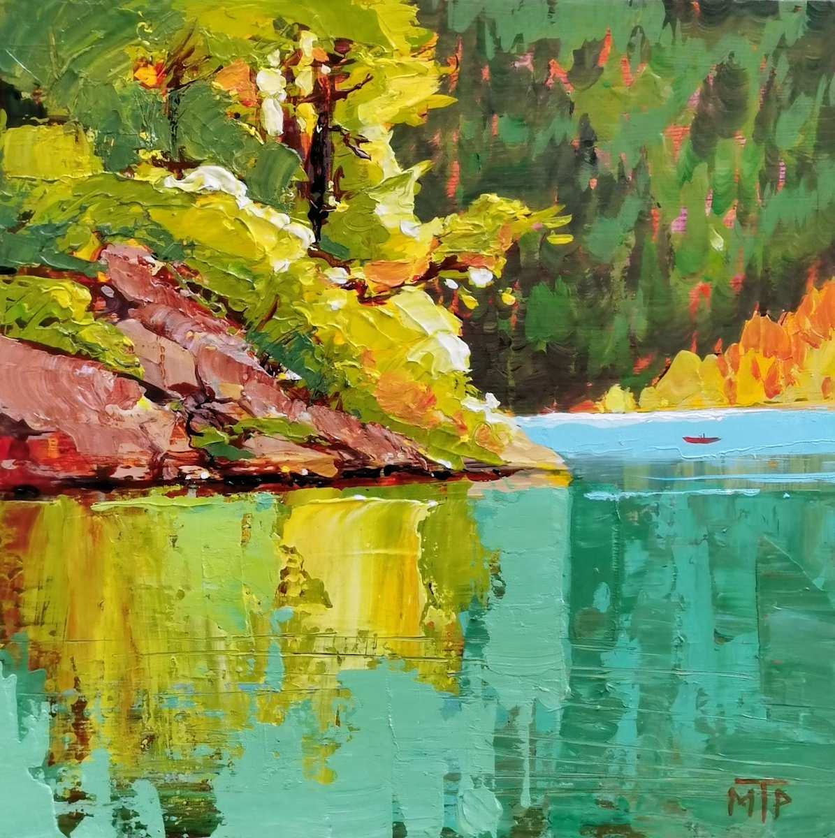 Boat for Two by Tatjana Mirkov-Popovicki 