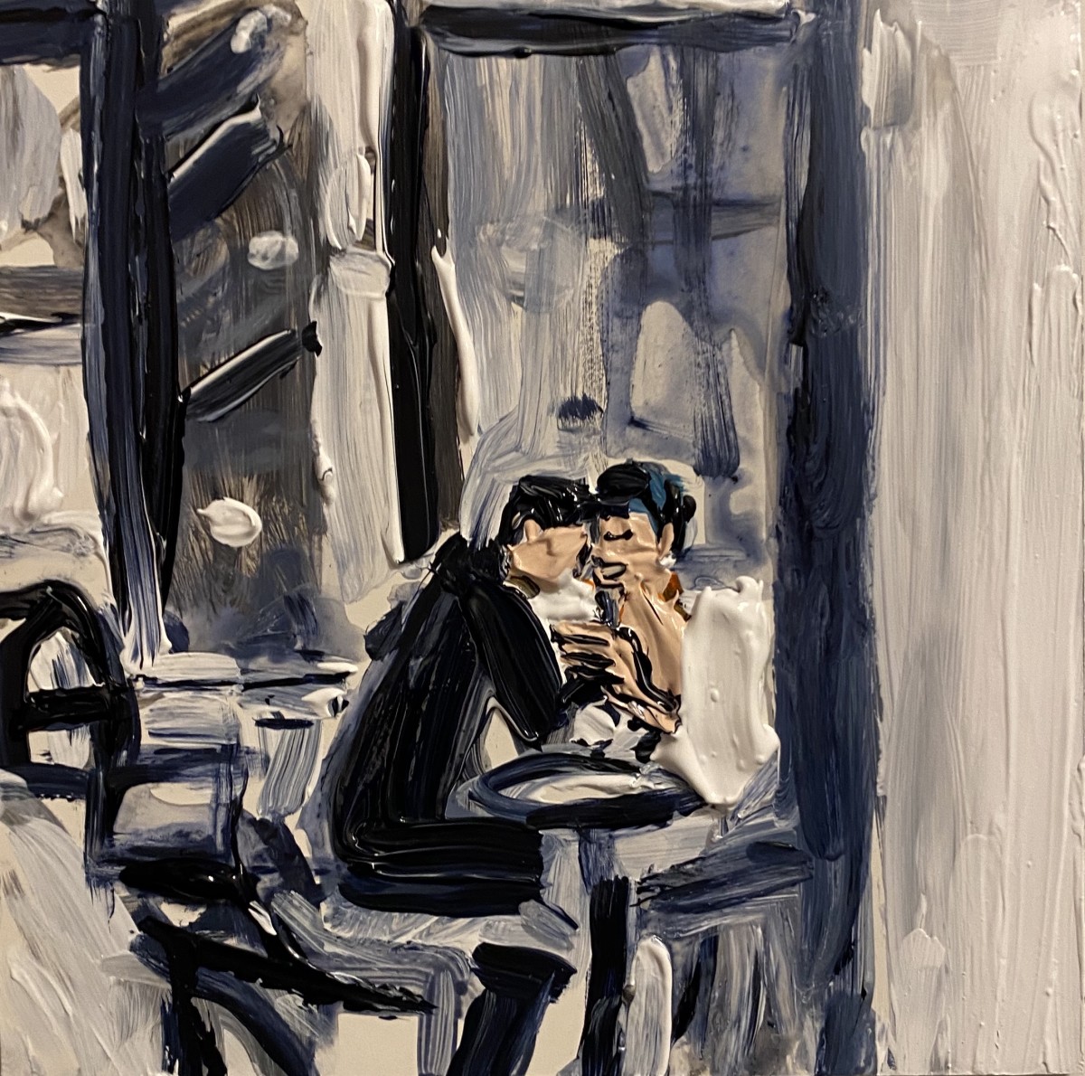 Love in a Cafe by Ana Guzman 