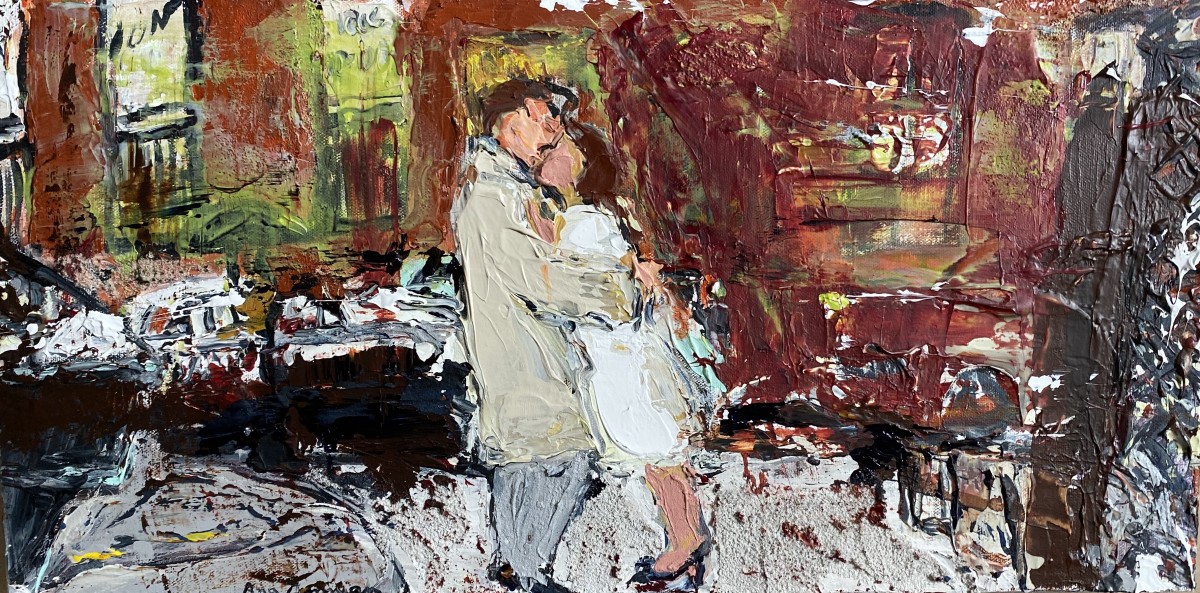 Kissing in the Rain 2 by Ana Guzman 