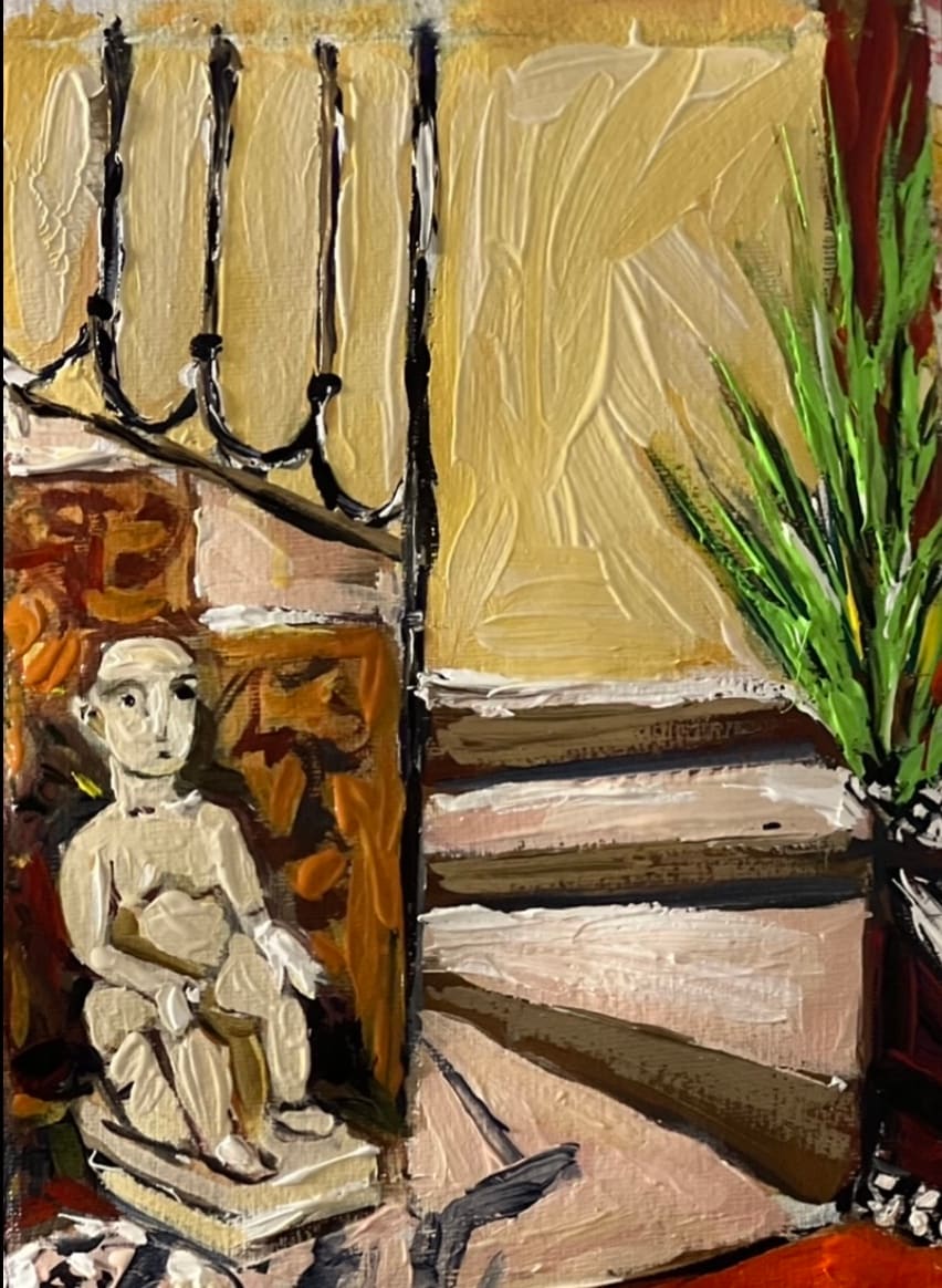 Stepping Stone Statue by Ana Guzman 