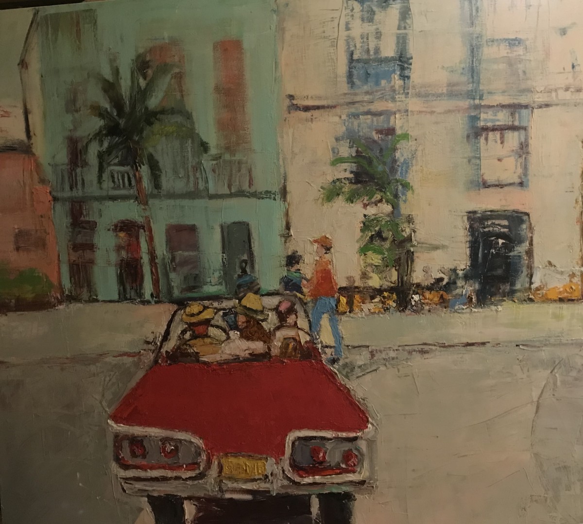 La Vida Cuba: Red Convertible by Ana Guzman 