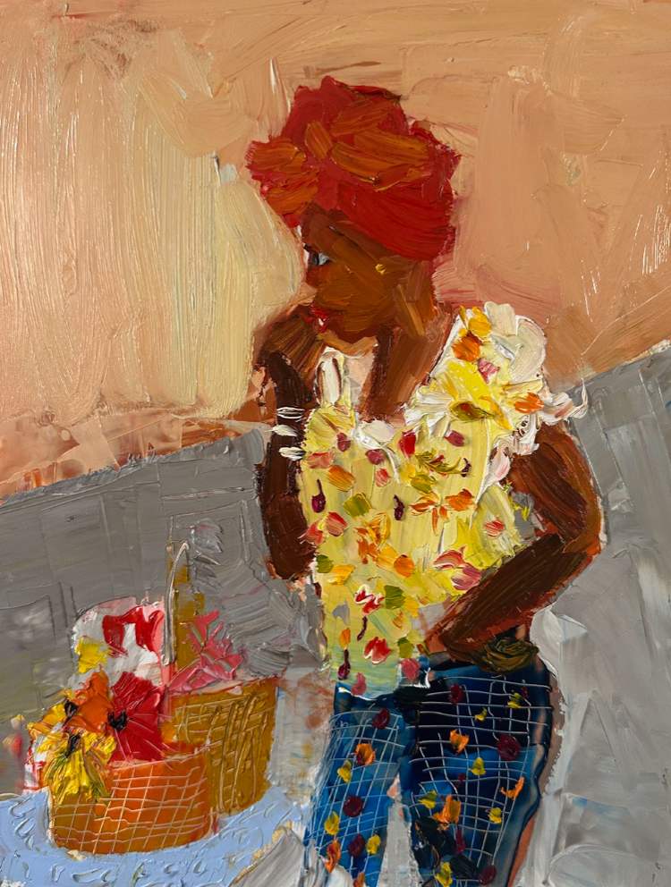 Vendedora de Flores by Ana Guzman 