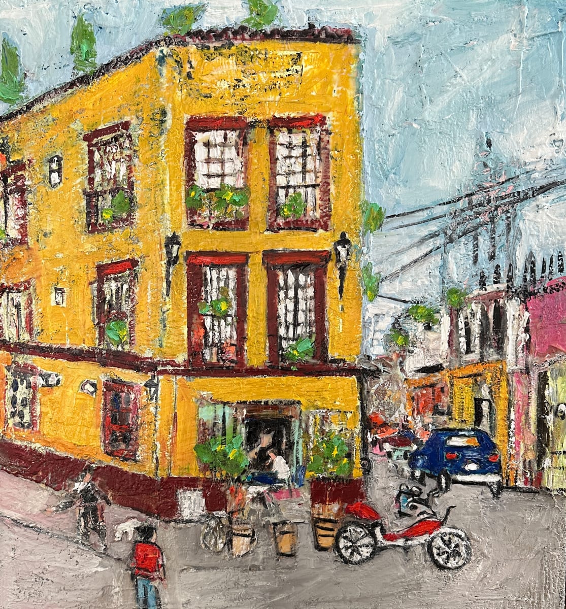 Street Corner in San Miguel by Ana Guzman 