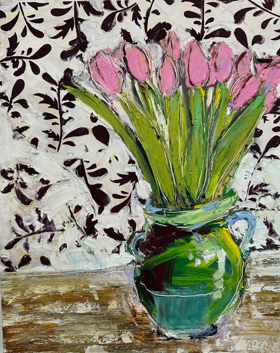 Pink tulips by Ana Guzman 