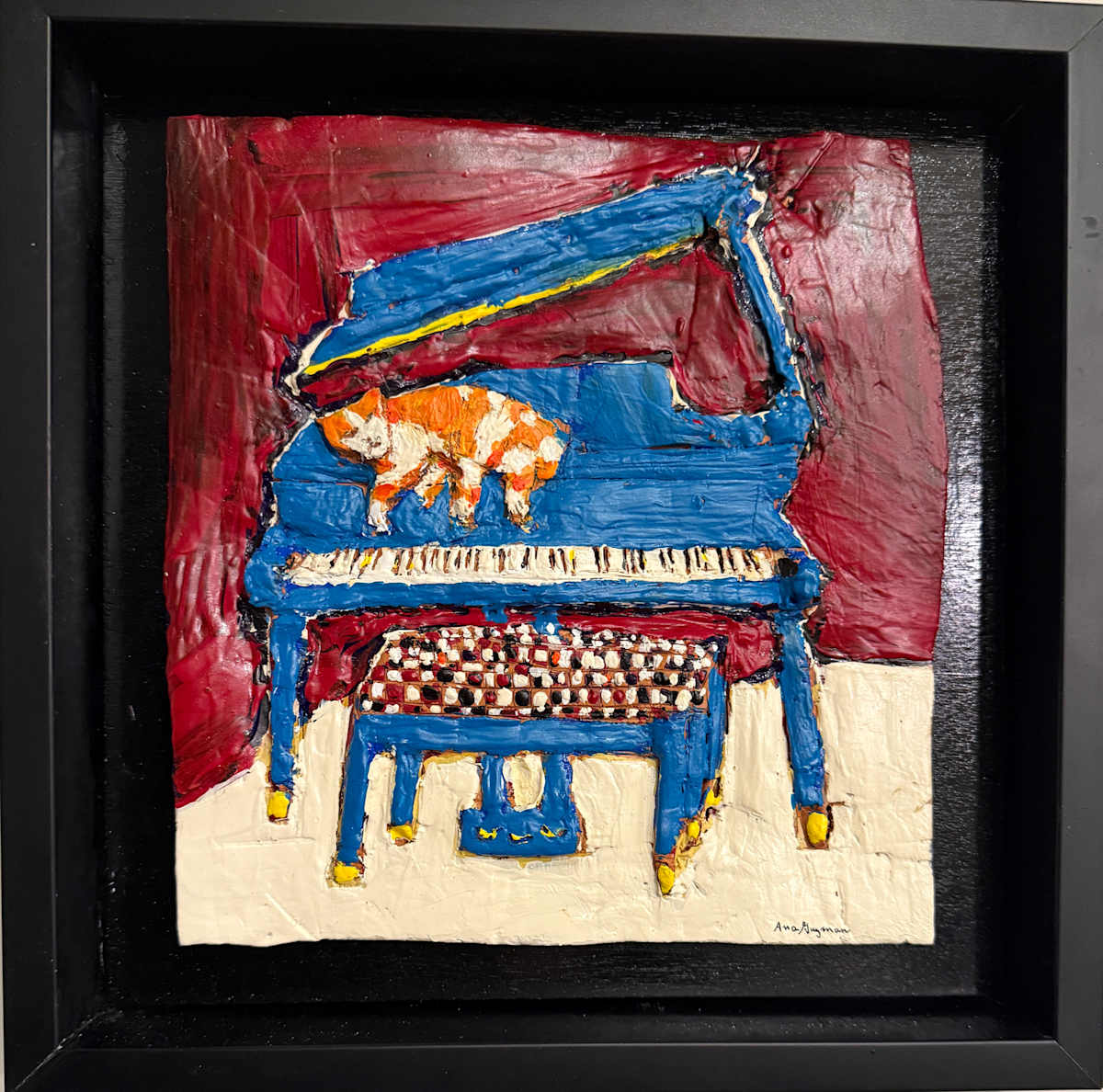 Cat on the keys by Ana Guzman, Image 1.