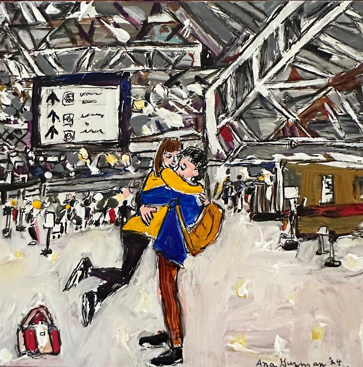 Airport Reunion by Ana Guzman, Image 8.