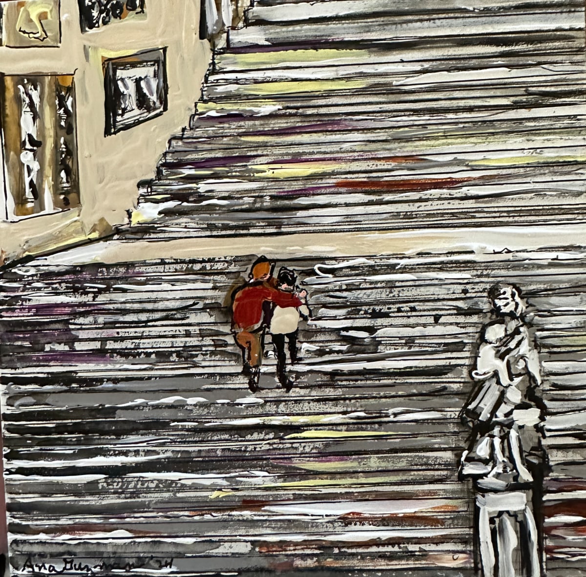Museum Steps by Ana Guzman 
