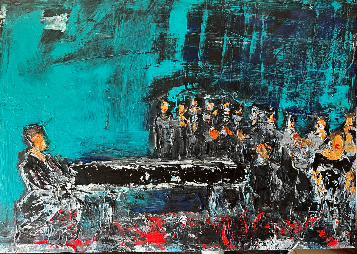 The Choir - diptych by Ana Guzman 