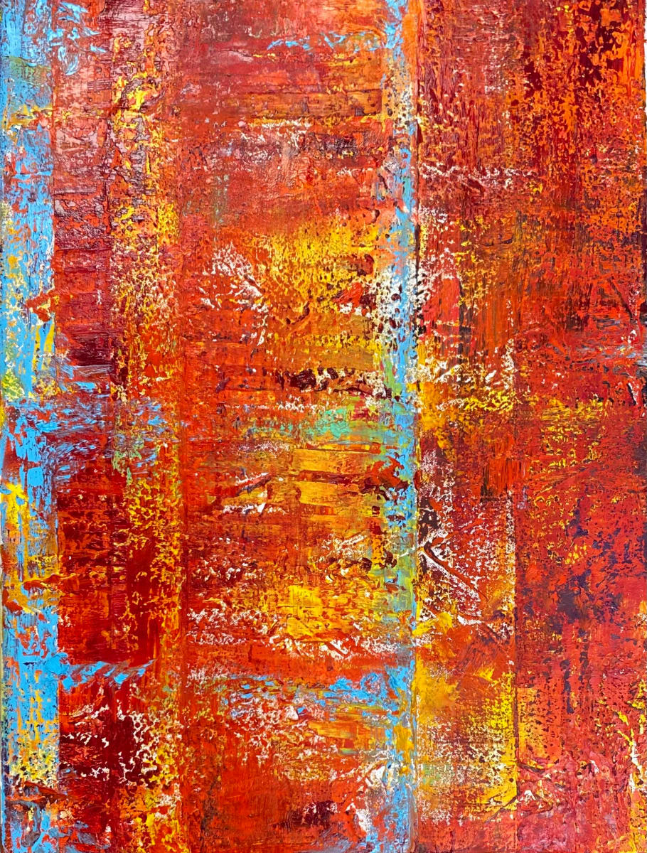 China AB2122 * by Ansley Pye  Image: Textural Abstract by Ansley Pye