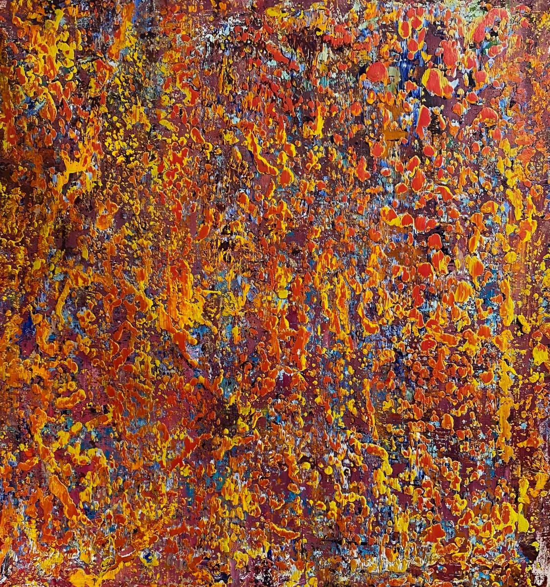 L'Orange AB2154 by Ansley Pye  Image: Textural Abstract by Ansley Pye